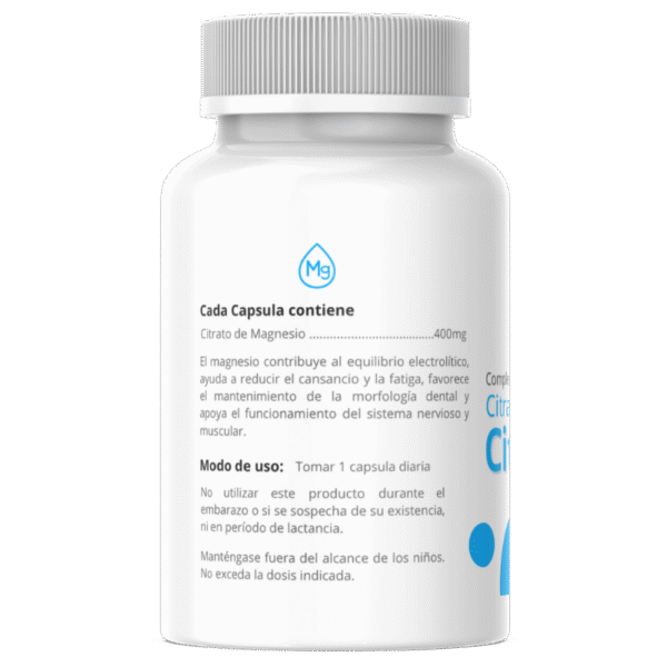 Citrato de magnesio 60 capsulas fatcs