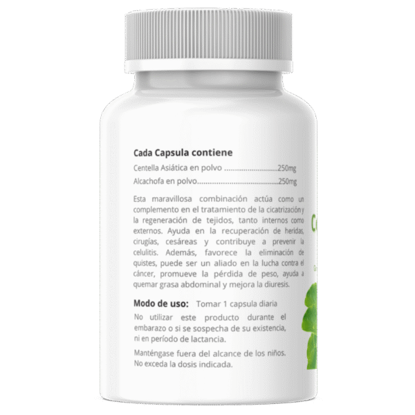Centella Asiatica con alcachofa fatcs
